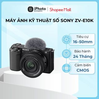 Máy Ảnh Kỹ Thuật Số Sony ZV-E10K Kèm Lens 16-50mm - Bảo Hành Chính Hãng
