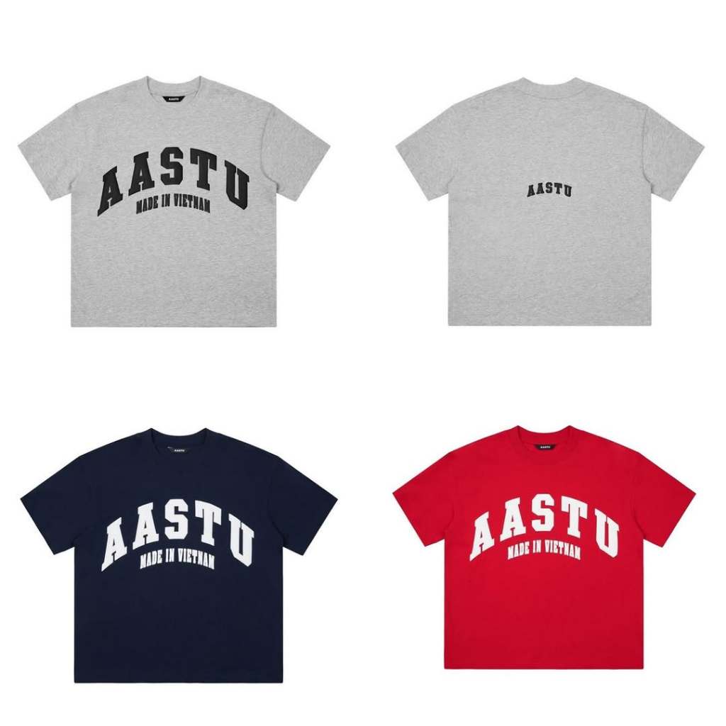 𝐀𝐀 𝐒𝐓𝐔𝐃𝐈𝐎 | Áo Thun AA Logo In Phồng Classic / 3 Color