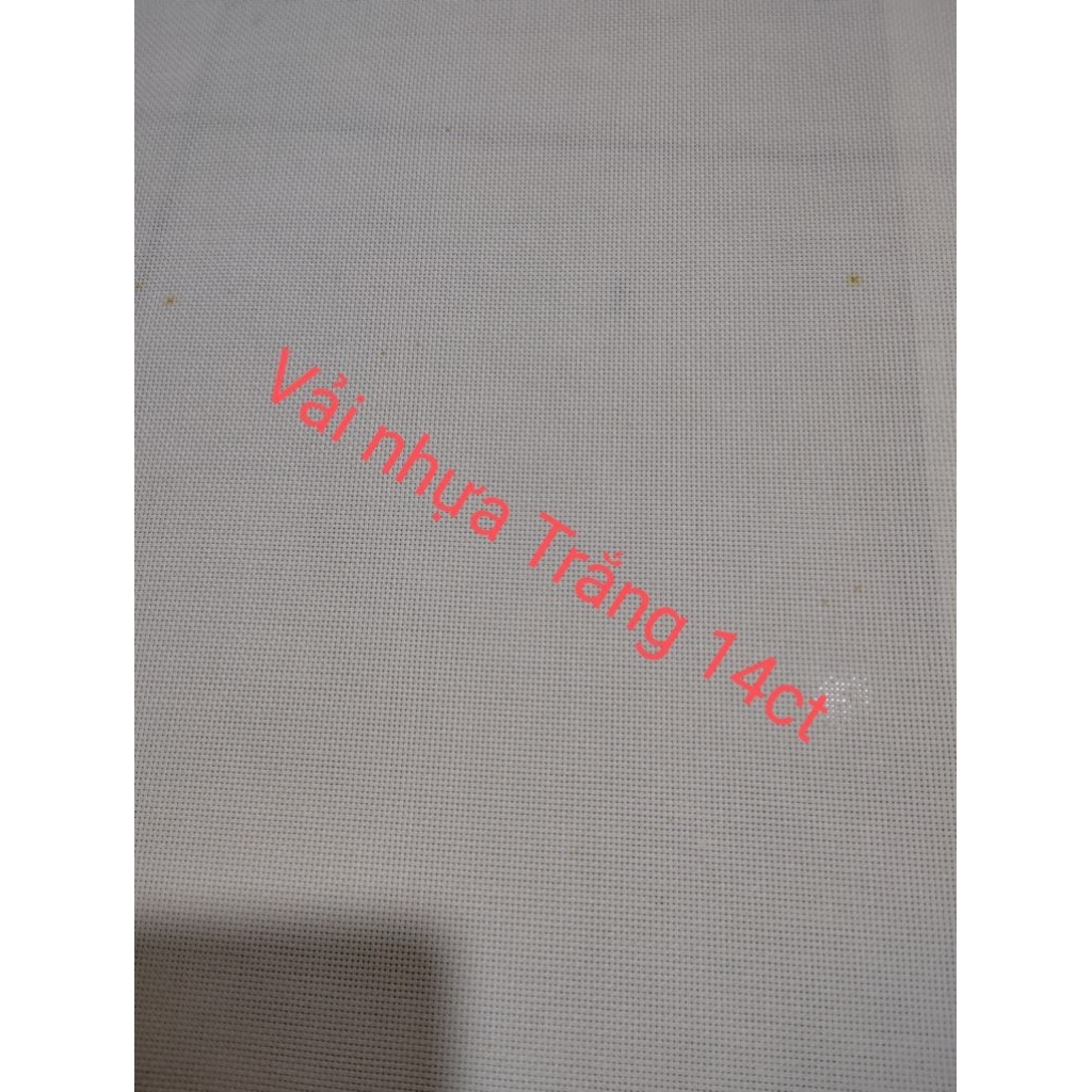Vải thêu tranh chữ thập ( nhựa 14ct)