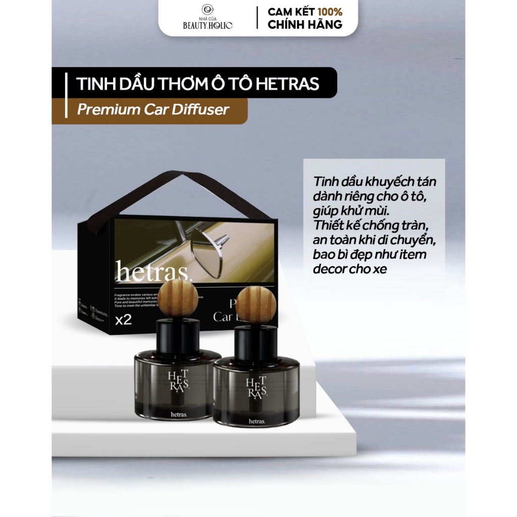 Tinh dầu thơm dành cho ô tô HETRAS PREMIUM CAR DIFFUSER