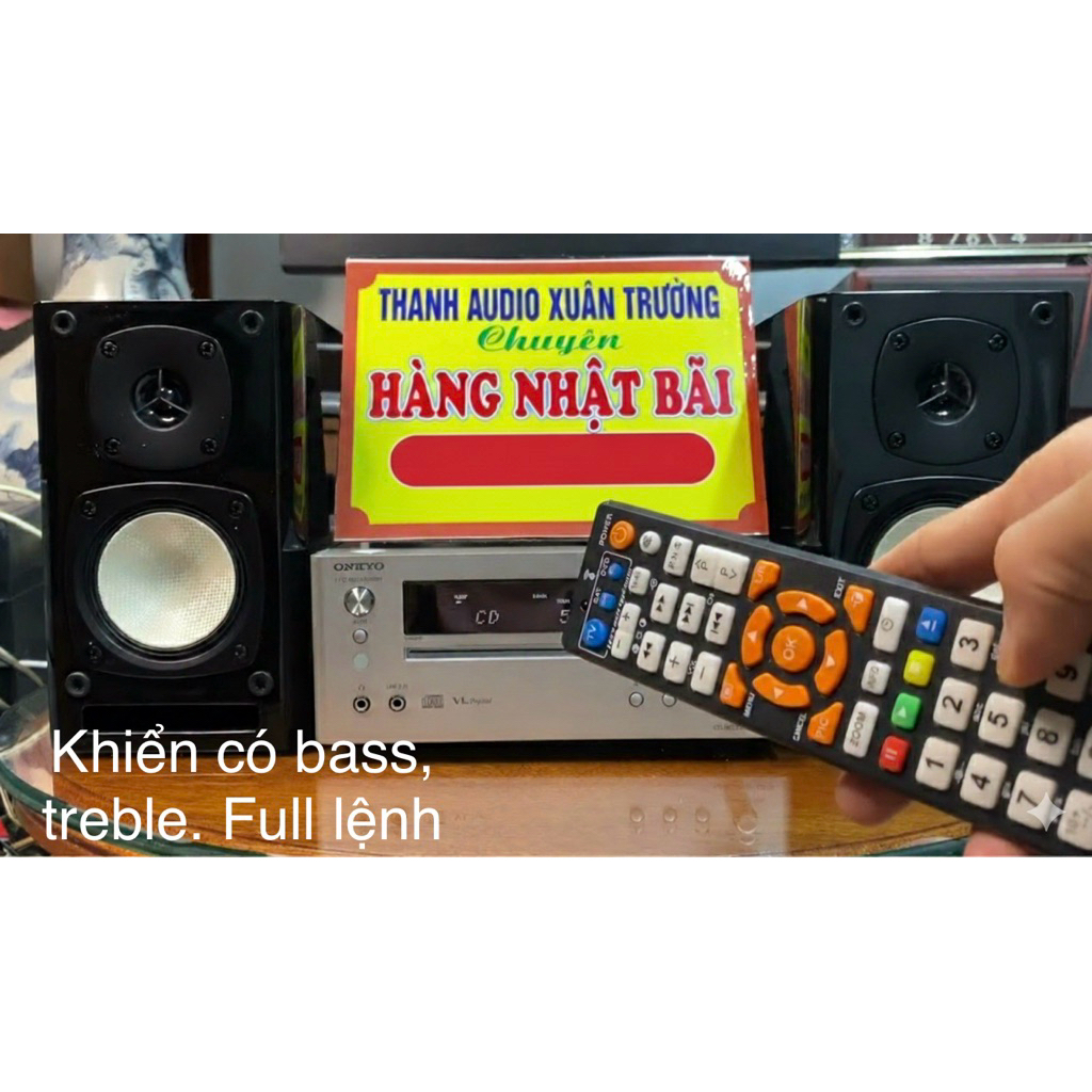 Khiển dàn ONKYO CR S1 (khiển học) có bass, treble dùng ngay