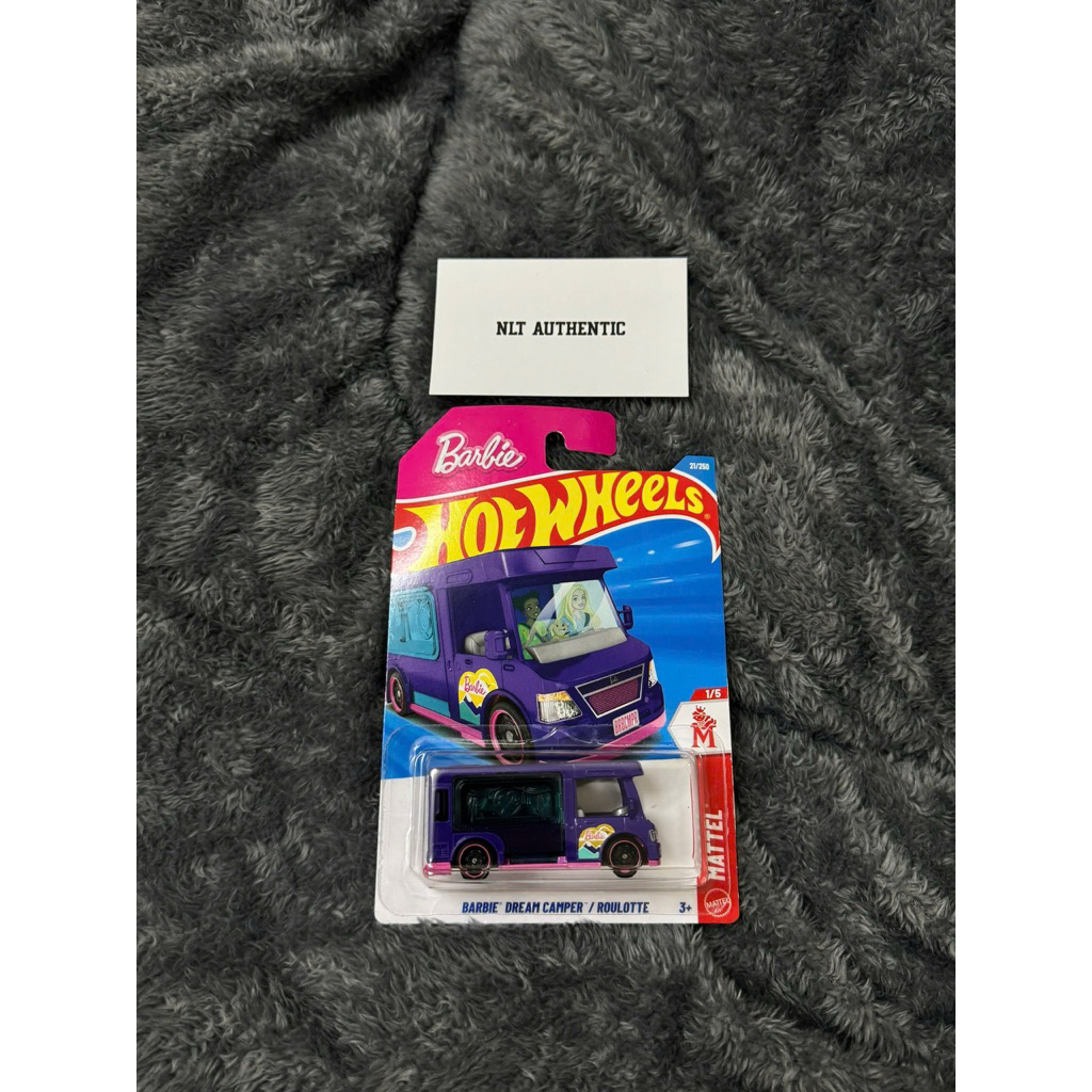 Xe Hot Wheels BARBIE DREAM CAMPER / ROULOTTE Tím