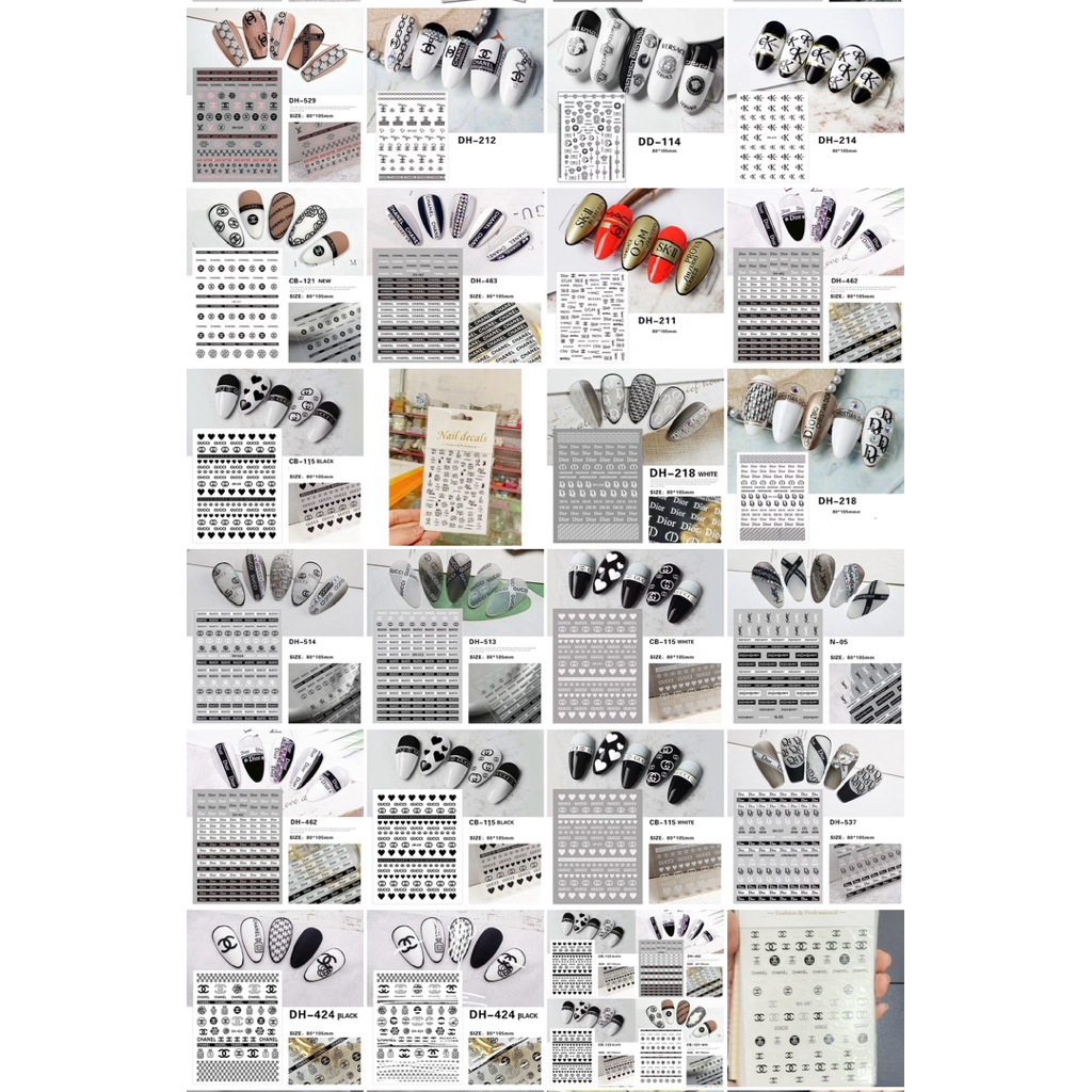 Sticker mẫu chữ