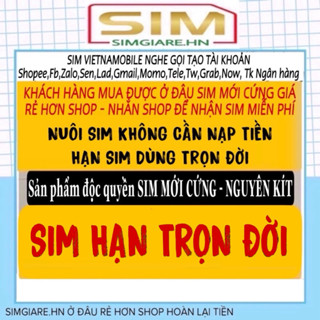 Sim Vietnamobie nghe gọi tạo tất cả các loại tài khoản…vào mạng