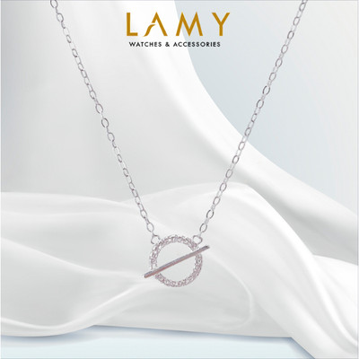 Dây chuyền bạc nữ LAMY Circle Toggle Silver Necklace 6313