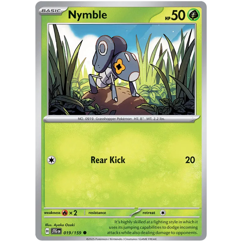 JTG - Pokemon TCG - Nymble - Common - 019/159