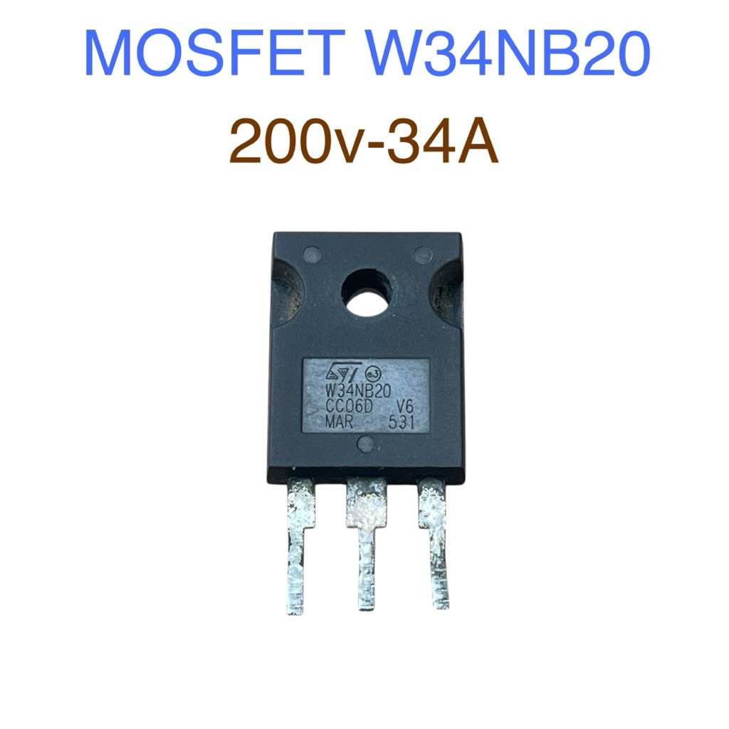 Mosfet W34NB20 loại kênh( N) 200v-34A hàng tháo ampli marzantz Nhật có chất lương cao của STMicroele