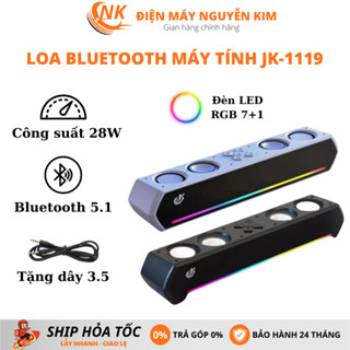 Loa Máy Tính Bluetooth JK-1119 Công Suất 28W, Bass Cực Mạnh, Có Led RGB, Pin Sử Dụng 4-8H, BH 2 Năm