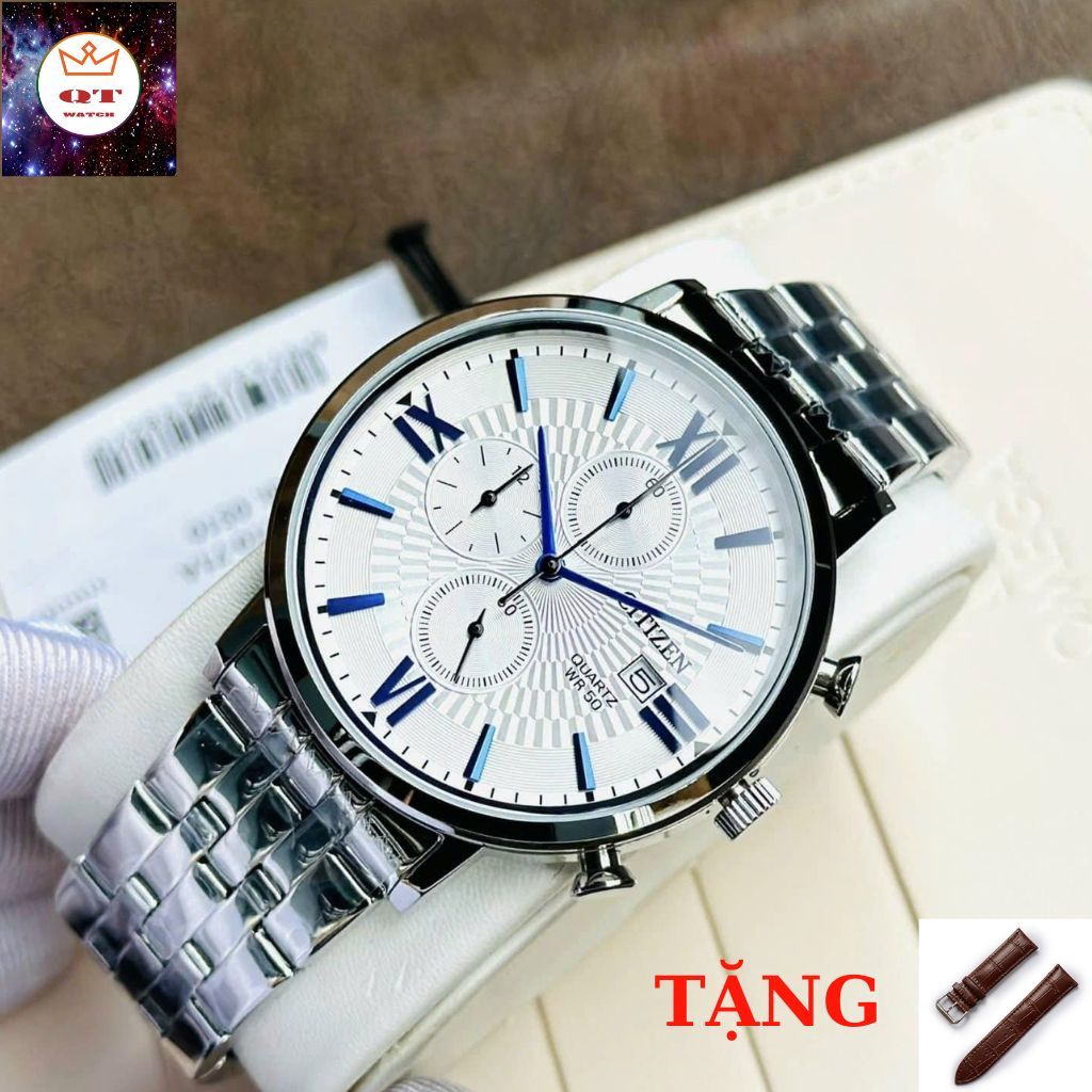 Đồng Hồ Nam CITIZEN Quartz AN3610-71A Chính Hãng Tặng Dây Da Cao Cấp