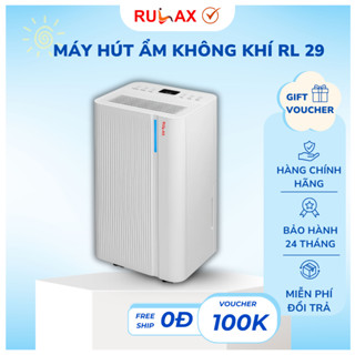 Máy Hút Ẩm Không Khí RULAX, Chế Độ Khử Ẩm Sấy Khô Quần Áo, Công Suất Hút Ẩm Tối Đa 24L