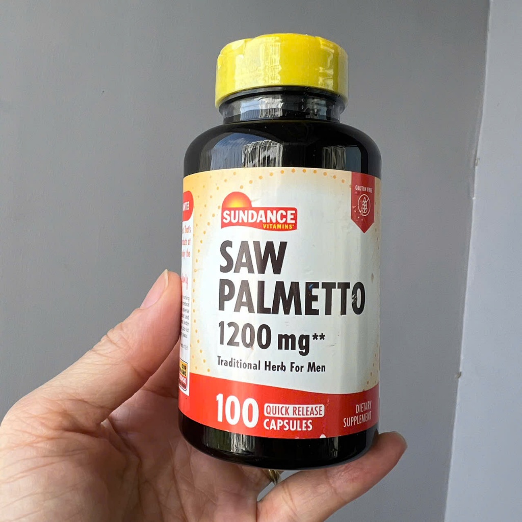 Viên uống Sundance Saw Palmetto 1200mg - hỗ trợ tuyến tiền liệt