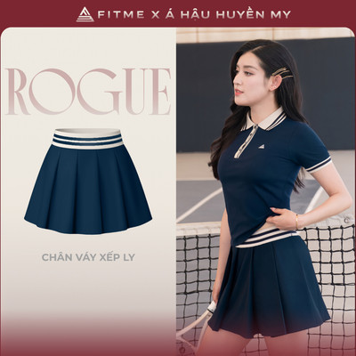 [SALE UPTO 70%] Chân váy tennis pickleball nữ Fitme ROGUE CE xếp ly kèm quần bảo hộ chất liệu thoải mái VTNN01