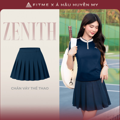 [SALE UPTO 70%] Chân váy tennis pickleball nữ Fitme ZENITH CE xếp ly kèm quần bảo hộ thoáng khí VTNN02