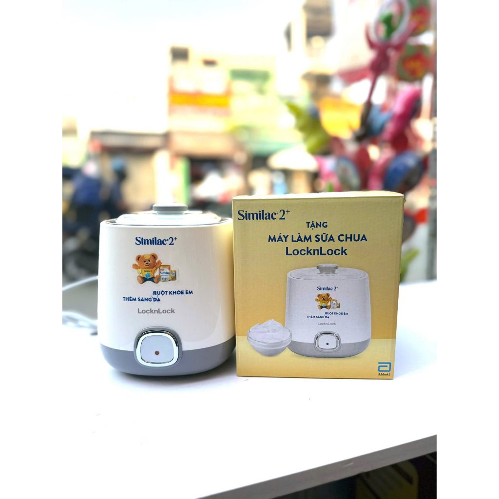 Máy Làm Sữa Chua Lock&Lock EJY110SLV (1000ml) - Thiết Kế Nhỏ Gọn Đèn LED Tiện Lợi