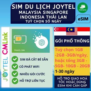Sim Du Lịch Malaysia Singapore CMLink Tốc Độ Cao Hỗ trợ Giao Nhanh và Esim