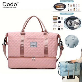Túi Xách Du Lịch Cỡ Lớn 2 Tầng - Túi Du Lịch Đa Năng Nam Nữ Đựng Quần Áo Mỹ Phẩm.s1340