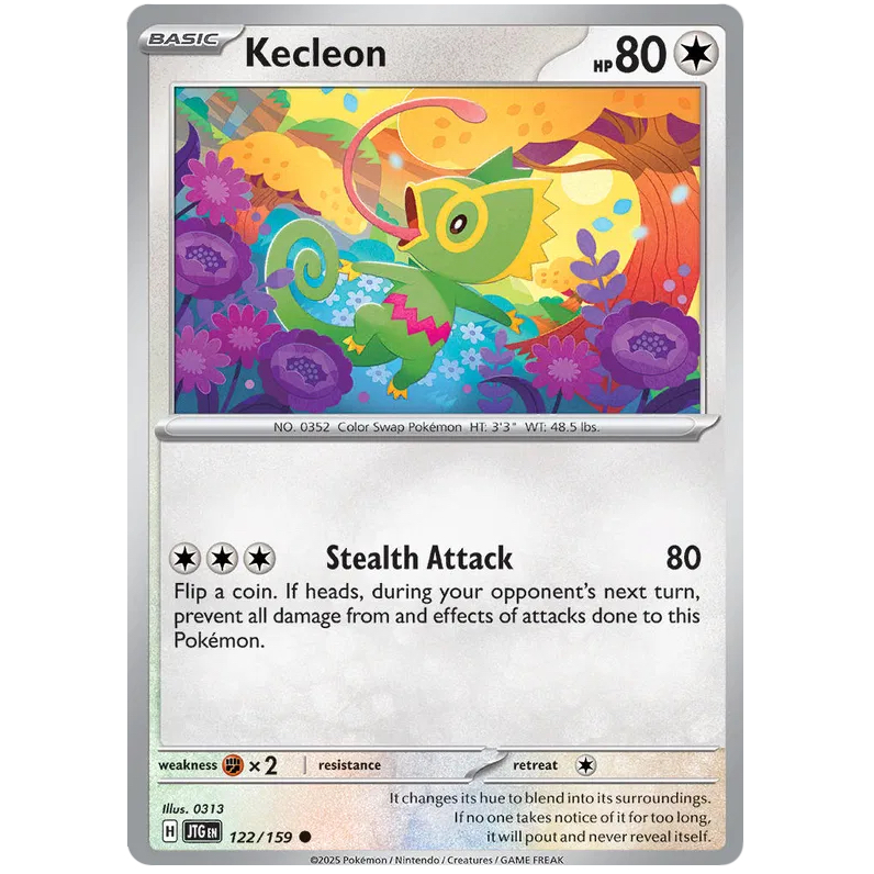 JTG - Pokemon TCG - Kecleon - Common - 122/159