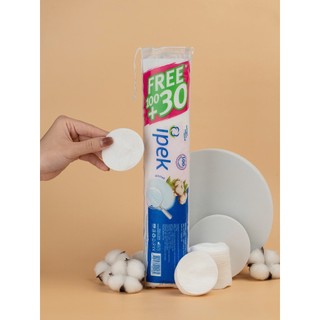 Combo 3 bông tẩy trang Ipek 130 miếng (3x130 miếng)