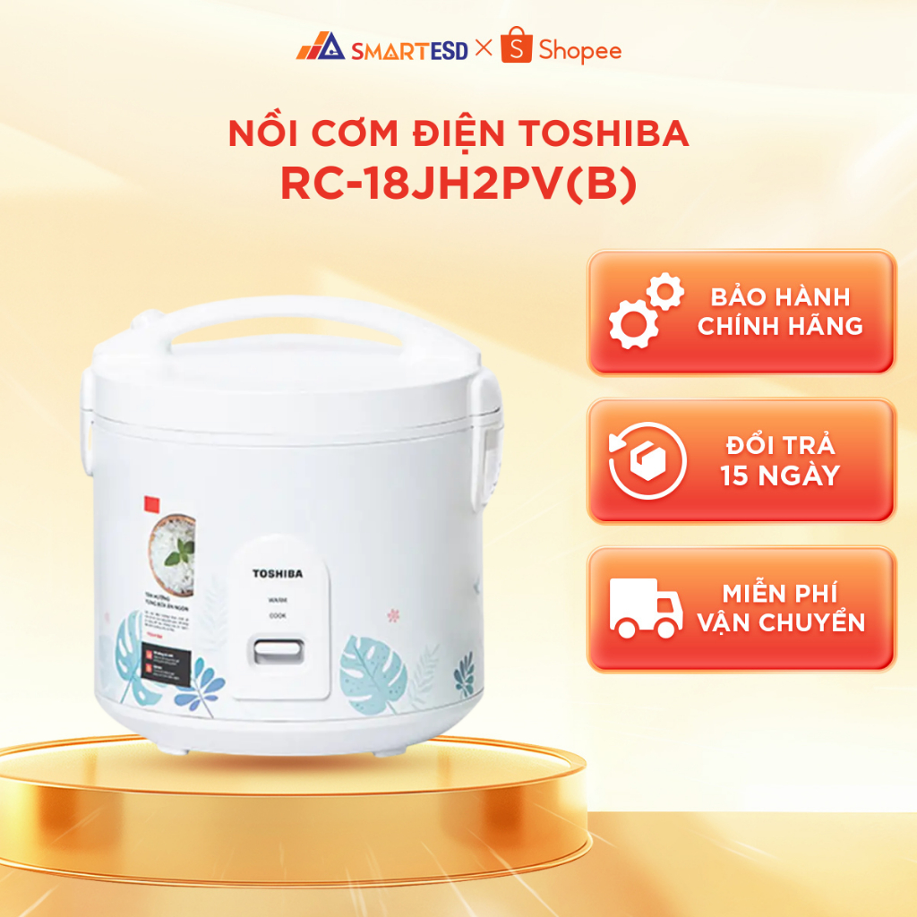 Nồi cơm điện Toshiba RC-18JH2PV(B) - BH 12 tháng