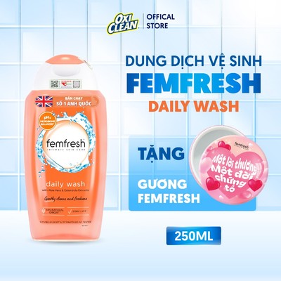 Dung Dịch Vệ Sinh Phụ Nữ Femfresh Daily Intimate Wash Anh Quốc Sạch Thơm Tươi Mới pH 4-4.3 Cân Bằng