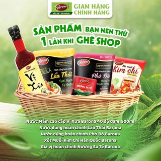 Sa tế Tôm Siêu Ngon Barona 100g, ướp thịt nướng, trộn mì, ăn kèm bún phở