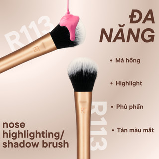 Cọ highlight mũi/má hồng nhỏ đa năng RT Real Techniques Nose Highlighting/ Shadow Brush R113