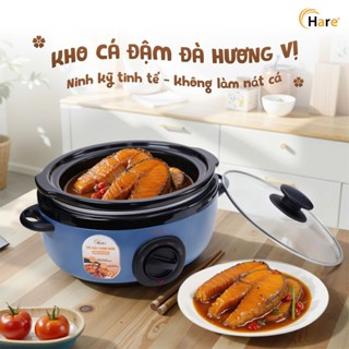 Nồi nấu chậm Hare HR-SC535 dung tích 3.5L Giữ trọn dinh dưỡng, an toàn cho sức khỏe