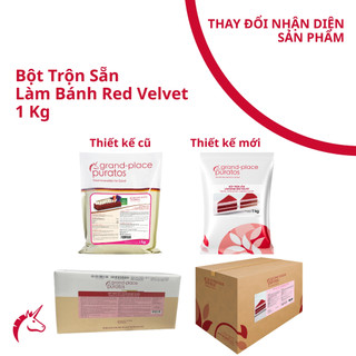 Bột Trộn Sẵn Làm Bánh Red Velvet Puratos Grand-Place VN -1kg