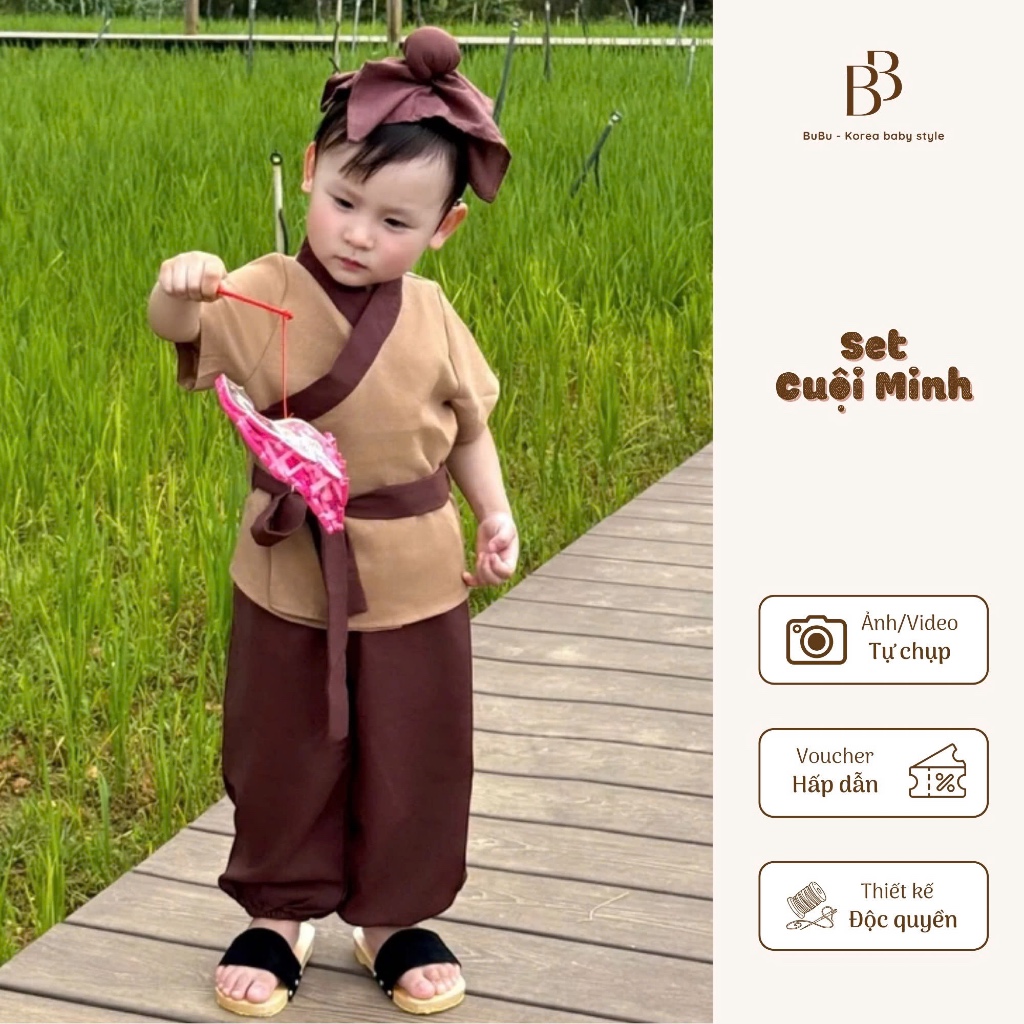 (𝐁𝐮𝐁𝐮 𝐱𝐚̉ 𝐡𝐚̀𝐧𝐠) 𝐒𝐞𝐭 𝐂𝐮𝐨̣̂𝐢 𝐌𝐢𝐧𝐡 - Set Diện Trung Thu BuBu