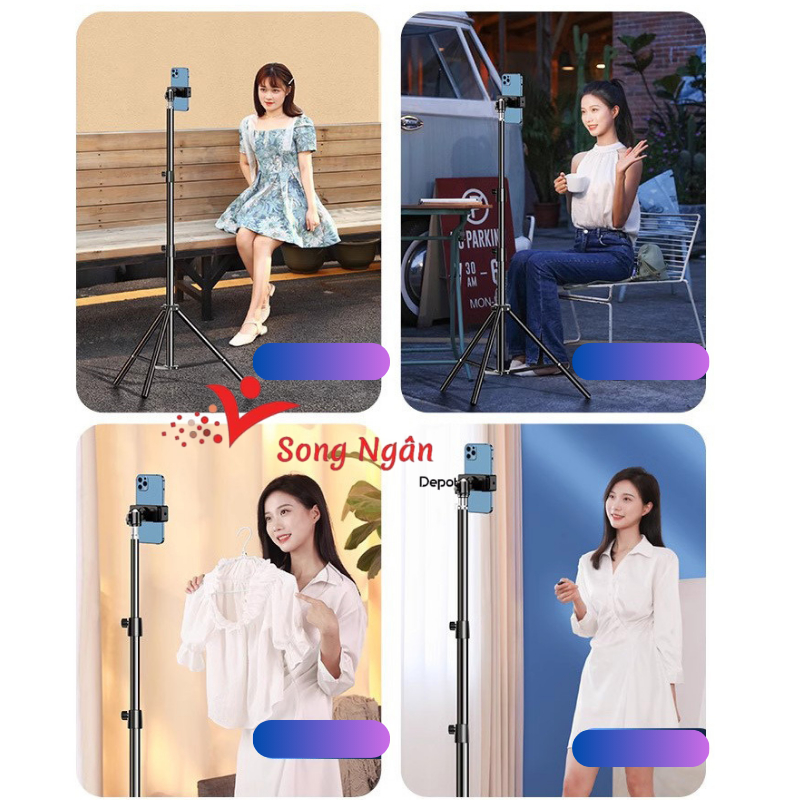 Gậy livestream gậy chụp ảnh quay video reivew sản phẩm cho điện thoại tiện lợi selfie phụ kiện | BigBuy360 - bigbuy360.vn