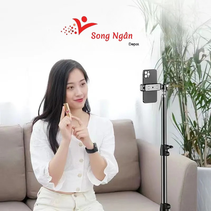 Gậy livestream gậy chụp ảnh quay video reivew sản phẩm cho điện thoại tiện lợi selfie phụ kiện | BigBuy360 - bigbuy360.vn