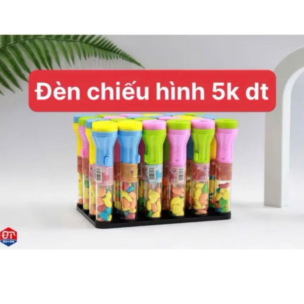 Lốc 24 cái đèn chiếu hình kèm kẹo nhiều màu đồ chơi chiếu ảnh mini cho bé giá 5k tiện lợi hấp dẫn