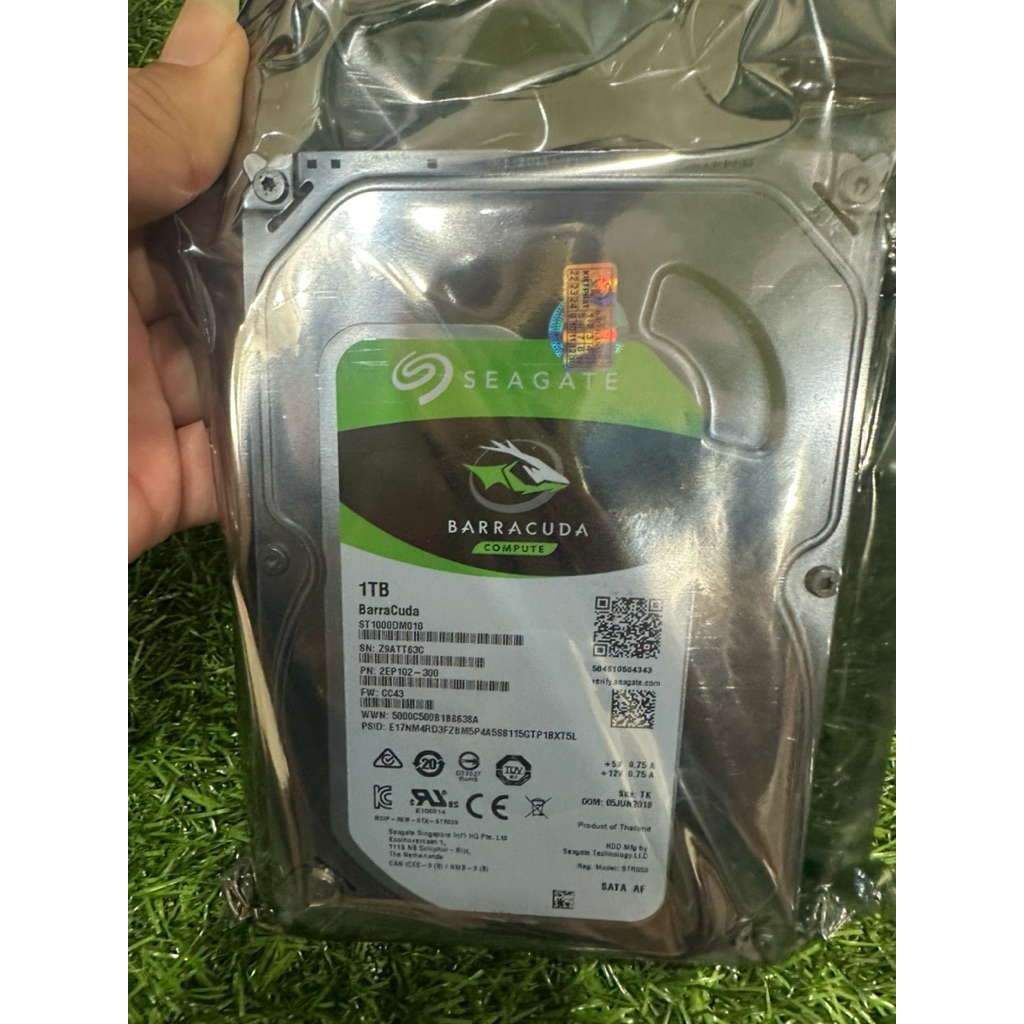 Ổ Cứng HDD Seagate Barracuda 1TB Renew – 7200RPM – Dùng PC & Đầu Ghi Camera – BH 2 Năm