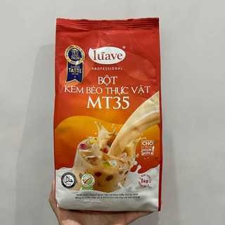 Bột Kem Béo Luave MT35 1kg – Kem Béo Pha Chế Trà Sữa/Cà Phê, Tăng Độ Sánh Mịn Thơm Ngậy – Gói 1Kg