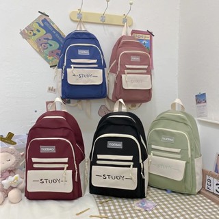 [Peinn] Balo vải đi học STUDY vừa A4, cặp đi chơi giá rẻ BL44