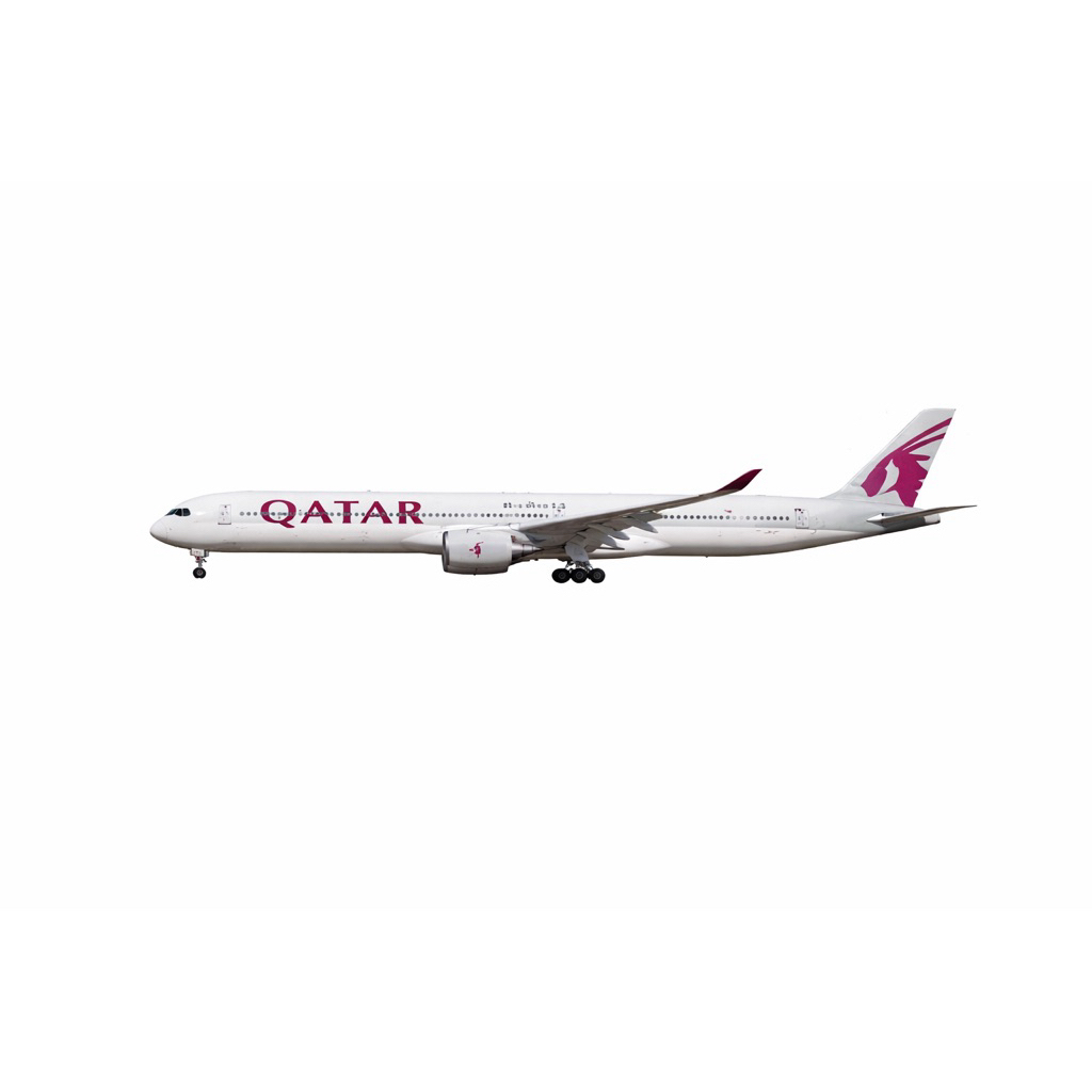 A350-1000 Qatar Airways tỉ lệ 1/400 mô hình giấy(đọc mô tả)