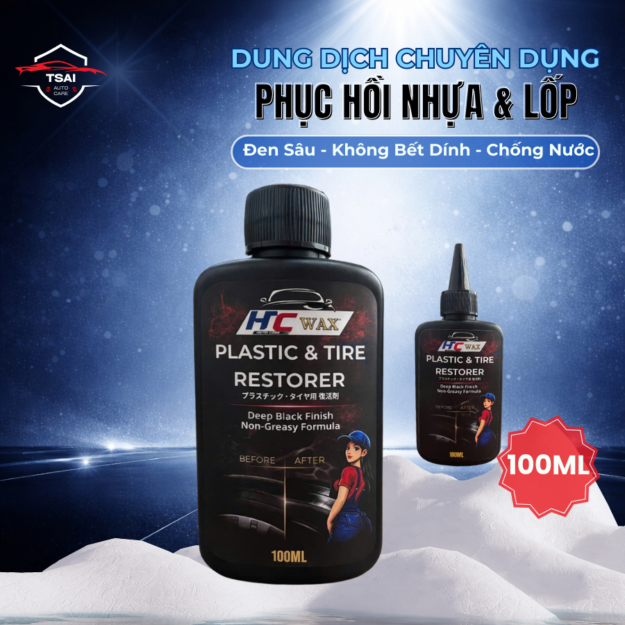 Dung dịch dưỡng nhựa xe ô tô