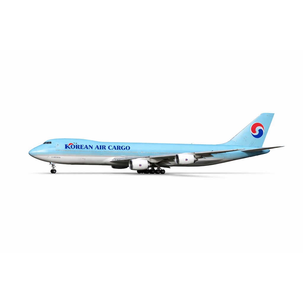 B747-8f Korean Air Cargo tỉ lệ 1/400 mô hình giấy(đọc mô tả)