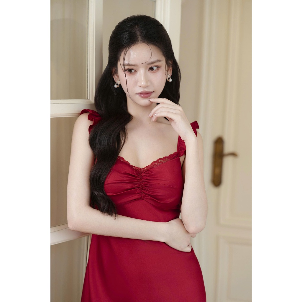 Váy Ngủ Lụa Cao Cấp 2 Dây Cổ Tim Có Đệm Ngực , Đầm Ngủ Lụa Latin Mềm Mại Sang Trọng Quyến Rũ Cho Nàng | BigBuy360 - bigbuy360.vn