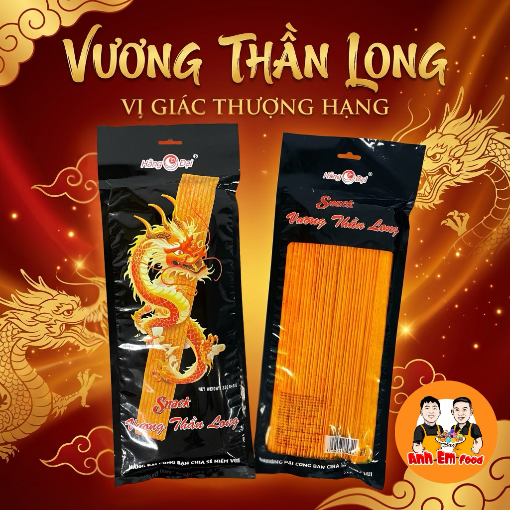 Snack Vương Thân Long sỉ 6 bịch - Anh em food