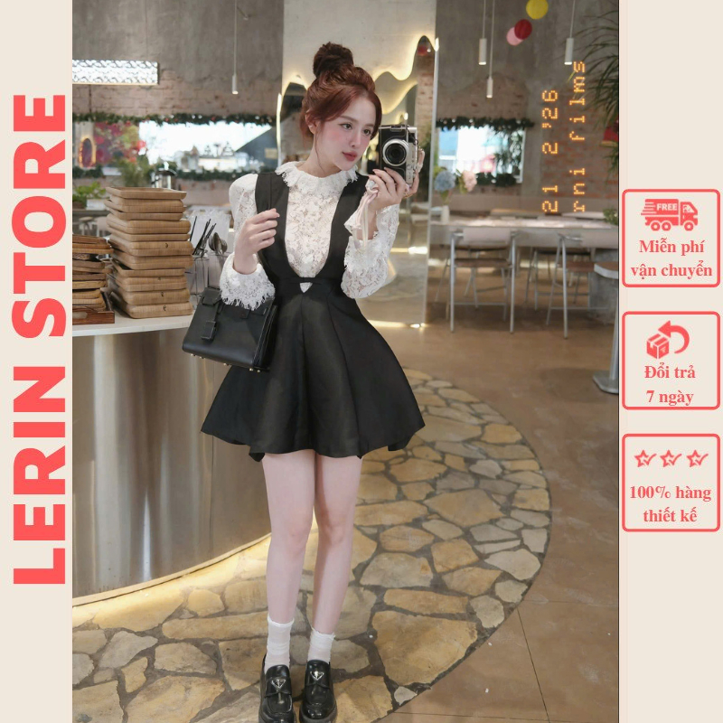 Set Váy Yếm Tafta Dáng Xoè Lerin_ B251