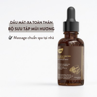 Dầu massage body Kobi nhiều loại 100ml thư giãn giảm mỏi cơ dùng trực tiếp