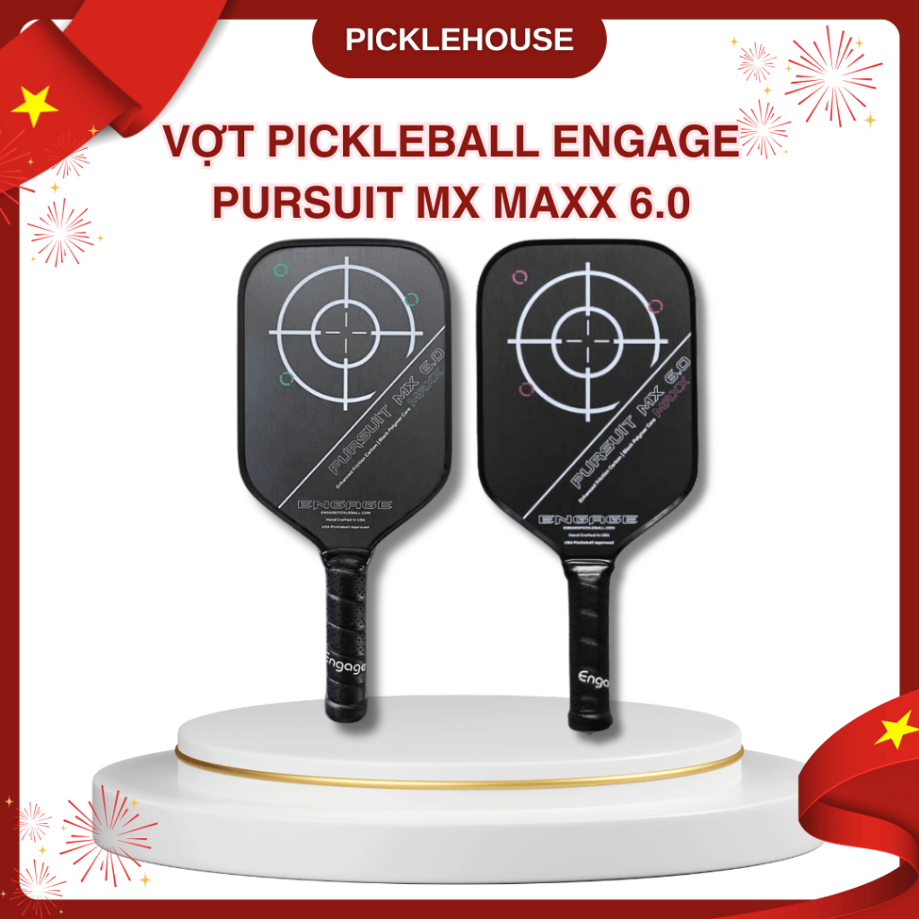 [Chính Hãng] Vợt Pickleball Engage Pursuit MX Maxx 6.0 Chính Hãng - Chuẩn USAPA, Dành Cho Người Chơi
