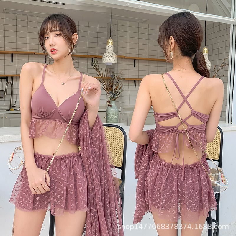 Bikini 3 Mảnh (Khăn)- Đồ Bơi Nữ Đẹp Phong Cách Hàn Quốc | BigBuy360 - bigbuy360.vn