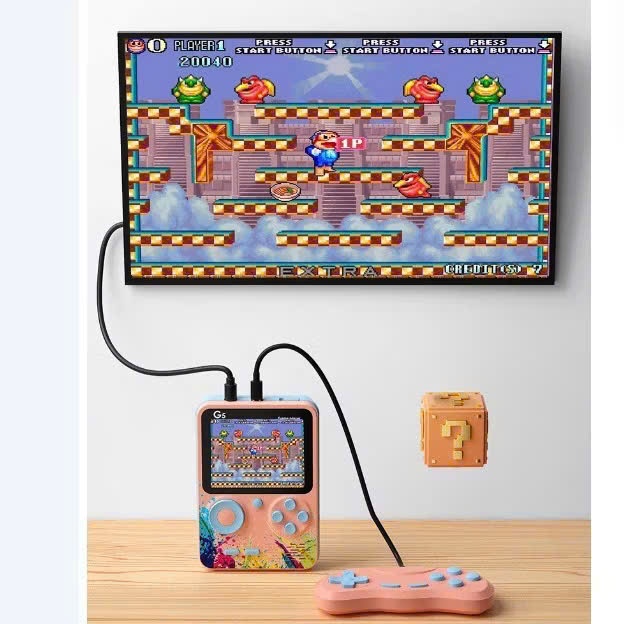 Máy Chơi Game Cầm Tay G5 - Kết Nối Ti Vi - Có thêm tay Game chơi được 2 người