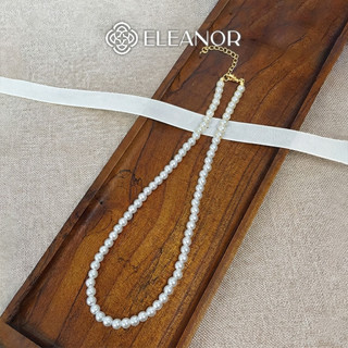 Dây chuyền nữ ngọc trai nhân tạo Eleanor Accessories dạng chuỗi hạt phụ kiện trang sức vòng cổ 6037