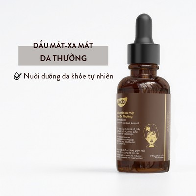 Dầu massage mặt Kobi Normal Skin 100ml cho da thường dưỡng ẩm massage da mặt