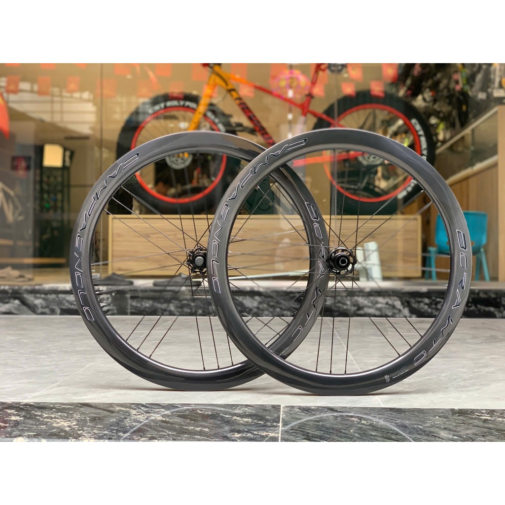 Vành Road Carbon Campagnolo BoraUltra WTO Phanh đĩa thả CX12 hub Campagnolo