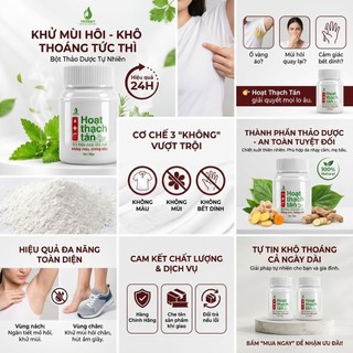 Bột khử mùi chân giày tất cho nam giới