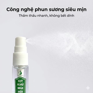Xịt Khử Mùi Hôi Nách Ngân Bình 10ml - Ngăn Tiết Mồ Hôi, Không Màu Không Mùi Không Hôi 24H